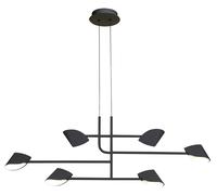 Mantra Capuccina lampe suspendue 6x45 W noir 7579