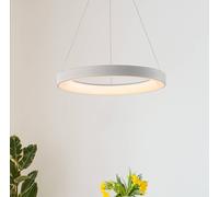 Mantra Iluminación Suspension LED Niseko II, dimmable, blanc, Salon / Salle à manger, Métal, Moderne