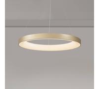 Mantra Iluminación Suspension LED Niseko II, dimmable, doré, Salon / Salle à manger, Métal, Moderne