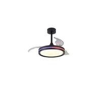 Mantra - Ventilateur lampe LED RVB Raimbow North de 40 W et 28 W de puissance Noir 2700 K-6500 K, 2500 lm
