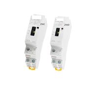 Manual Control Household Contactor Din Rail Type Modular Contactor 2P 16A 20A 25A 2NO or 2NC 220V BIANMTSW(2P 16A 2NC 220V)