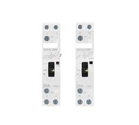 Manual Control Household Contactor Din Rail Type Modular Contactor 2P 16A 20A 25A 2NO or 2NC 220V RUAJOGYNVM(2P 16A 2NC 220V)