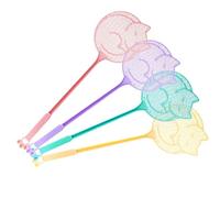 Manual Fly Swatters - 4 Piece Colorful Heavy Duty Control Set, Durablee Management Tool | For Indoor Garden Workplace Kitchen Patio Household Daily Uses, Swatter, Fly, Household