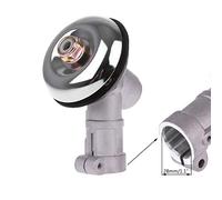 Manyao Renvoi d'angle Debroussailleuse Universelle, Tête de Gear Rond de 9 Dents pour Coupe Herbe/Tronconneuse, Boîte de Vitesse de Tondeuse à Gazon M10 x 1.25LH (28 mm)