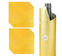 Maodom Feuille d'aluminium pour pots de fleurs - Manches serrées faciles à couper - 50 x 50 cm Texture mate pour pot de fleurs | Pour propriétaires, jardiniers, amateurs de location, résidents