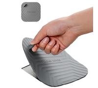 MAOYONG Bouchon de Vidange de Douche - Couvercle de Drain Carré en Silicone pour Salle de Bain et Cuisine, Bouchon Évier Universel, Anti-Odeur Gris 1 Pièce