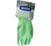 MAPA - Garden Confort - Gant de Jardinage en Latex naturel - Intérieur Bambou et Coton - Doux et absorbant - 1 paire - Taille M (Lot de 5)