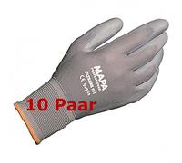 MAPA Ultrane 551 Lot de 10 paires de gants de travail Taille 7