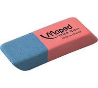 Maped 10033 Duo-gom Gomme caoutchouc medium mixte Cette crayon encre Rose 10033, Pack of 40
