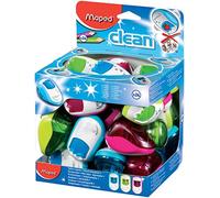 Maped 2 Hole Clean Stylo SharStyloer- Couleurs assorties (Lot de 24) 030211