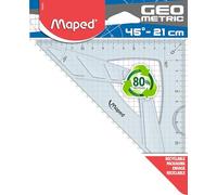 Maped Équerre Géométrique 45° Hypoténuse 21 cm Plastique recyclé