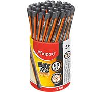 Crayon de papier BLACK'PEPS JUMBO, dureté:HB,pot de 46