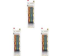 Maped - 6 Crayons Graphite Black’Peps Harry Potter HB Embout Gomme - Crayons à Papier - Lot de 18 Crayons dessin