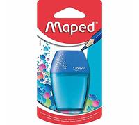 Maped 634753. Taille-crayon manuel avec un trou, avec réservoir amovible. Blanc