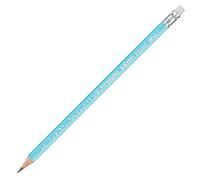 Maped 851730 - Crayons Graphite HB #2 Black’Peps Pastel - Crayons à Papier en Bois Pastel avec Gomme - Forme Triangulaire Ergonomique, Multicolore, Boîte de 12 Crayons Papier HB n°2