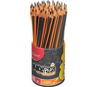 Maped 854059 Crayon Maped BLACK'PEPS JUMBO, dureté : HB, étui de 46 crayons