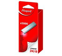 Maped Agrafes 24/6 zinguées – boîte de 5000