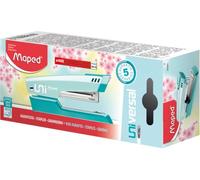 Maped Agrafeuse UNIVERSAL METAL PASTEL Half Strip — 20–25 f. — 24/6 & 26/6 — 400 agrafes incluses
