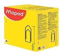 Maped Trombones Médium – acier nickelé, bout chevron – 32 mm – boîte 1000