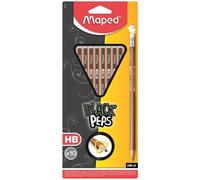 Maped Blister Crayons Graphites Black'peps - Hb