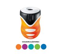 Maped Boîte taille-crayon Clean Grip – 1 trou avec réserve – coloris assortis
