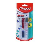 Maped Calligraph Peps Classic Stylo plume pour enfants Pointe iridique Personnalisable avec le nom Écriture douce et régulière Design ludique