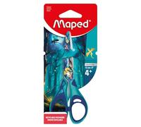 Maped - Ciseaux Dragon 13 cm - Ciseaux Enfants - Anneaux Bi-Matière - Lames INOX - Ciseaux Scolaires dès 4 Ans - Fourniture Scolaire