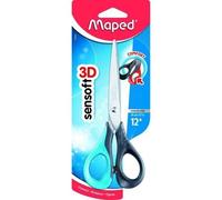 Maped - Ciseaux Sensoft 16 Cm. Anneaux Souples. Coloris Unique Bleu. En Blister- E-Commerce