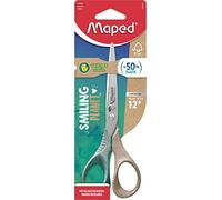Maped Ciseaux SHAPE SMILING PLANET ronds 160 mm gauchers anneaux 50% fibre bois FSC