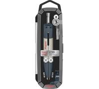 Maped Coffret de compas technique N° 308 Chape métal ergonomique, 3 pièces, noir