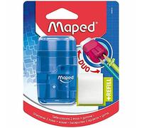 Maped Connect Duo gomme translucide et taille-crayon (couleurs assorties)