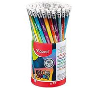 Crayon graphite BLACK'PEPS ENERGY, dureté: HB, pot 72