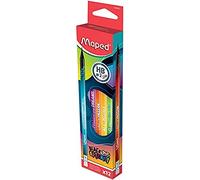 Crayon graphite - HB - Avec embout gomme - Pour l'école - Maped Black Peps