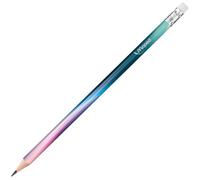 Maped - Crayons Graphite Nightfall - Crayons À Papier Hb Embout Gomme - Corps Décoré Métallisé - Boite De 6 Crayons 851807 Multicolore