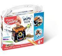 Maped – Kit loisirs créatifs – Tirelire coloriage velours et construction – Enfants