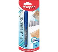 Maped - Custom - Marqueur permanent fin Bleu - Pointe fine 2mm