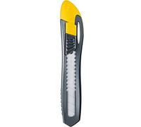 Cutter universel plastique, lame 18 mm, assorti