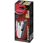 Maped Agrafeuse socle Expert Half Strip – Agrafes 24/6-8 & 26/6-8, 20–45 feuilles, agrafage à plat