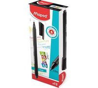 Maped Feutre fin Graph'Peps - Pointe 0,4 mm - Noir