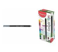 Maped Feutre fin Graph'Peps - Pointe 0,4 mm - Noir