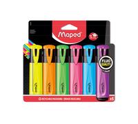 Maped Pochette De 5 Surligneurs Peps Fluo - Couleur Assorties