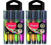 Maped Four Fluo Peps Max Surligneur - Couleurs assorties 742947 (Lot de 2)