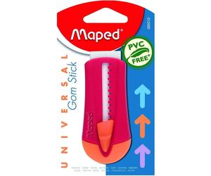Maped Gom Stick Universal gomme à effacer Orange, Rouge 3 pièce(s)