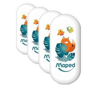 Maped Jungle Fever Gomme effacée efficace Motif jungle Idéal pour les enfants Maped (Lot de 4)