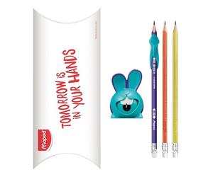 Maped - Kit d'Apprentissage à l'Ecriture - Taille-crayon Croc Croc
