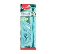 Kit De Traçage Incassable 4 Pièces Bleu TU