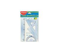 Maped Kit Géométrie Medium Start 242, 4 Pièces, Transparent