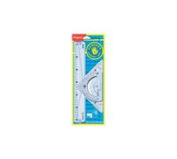 Maped Kit Geometrie Pour Gauchers, 4 Pieces, Transparent