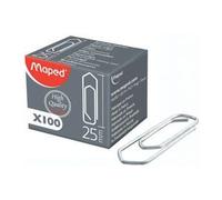 Maped Lot de 1 trombones galvanisés 32 mm