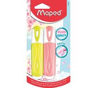 Maped Lot de 2 surligneurs Fluo Peps Pastel, couleurs assorties